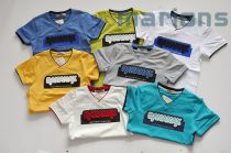 BAHAMAX  Fiú V nyakú  póló K   7  szín   3D  /BAHAMAX/